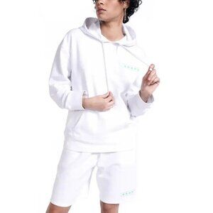 𝅺BP + Wildfang Bnwot Women White Hooded Sweater Sz 1x